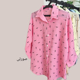 شومیز مانتویی جلودکمه جنس ینزی اعلا