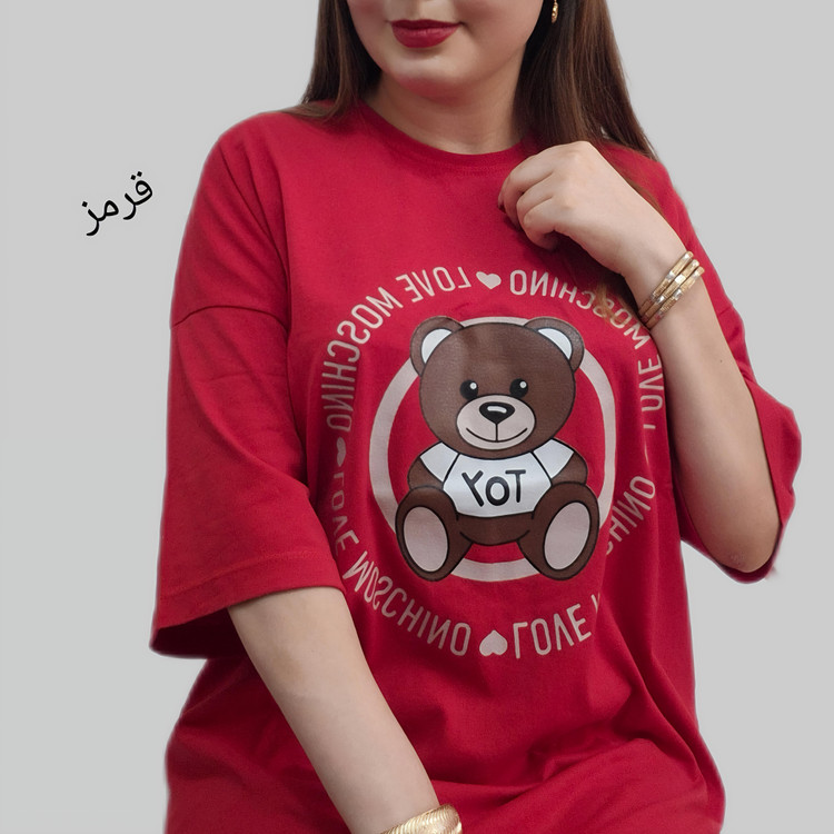 تیشرت لانگ چاپTOY جنس سوپرپنبه