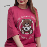تیشرت لانگ چاپTOY جنس سوپرپنبه