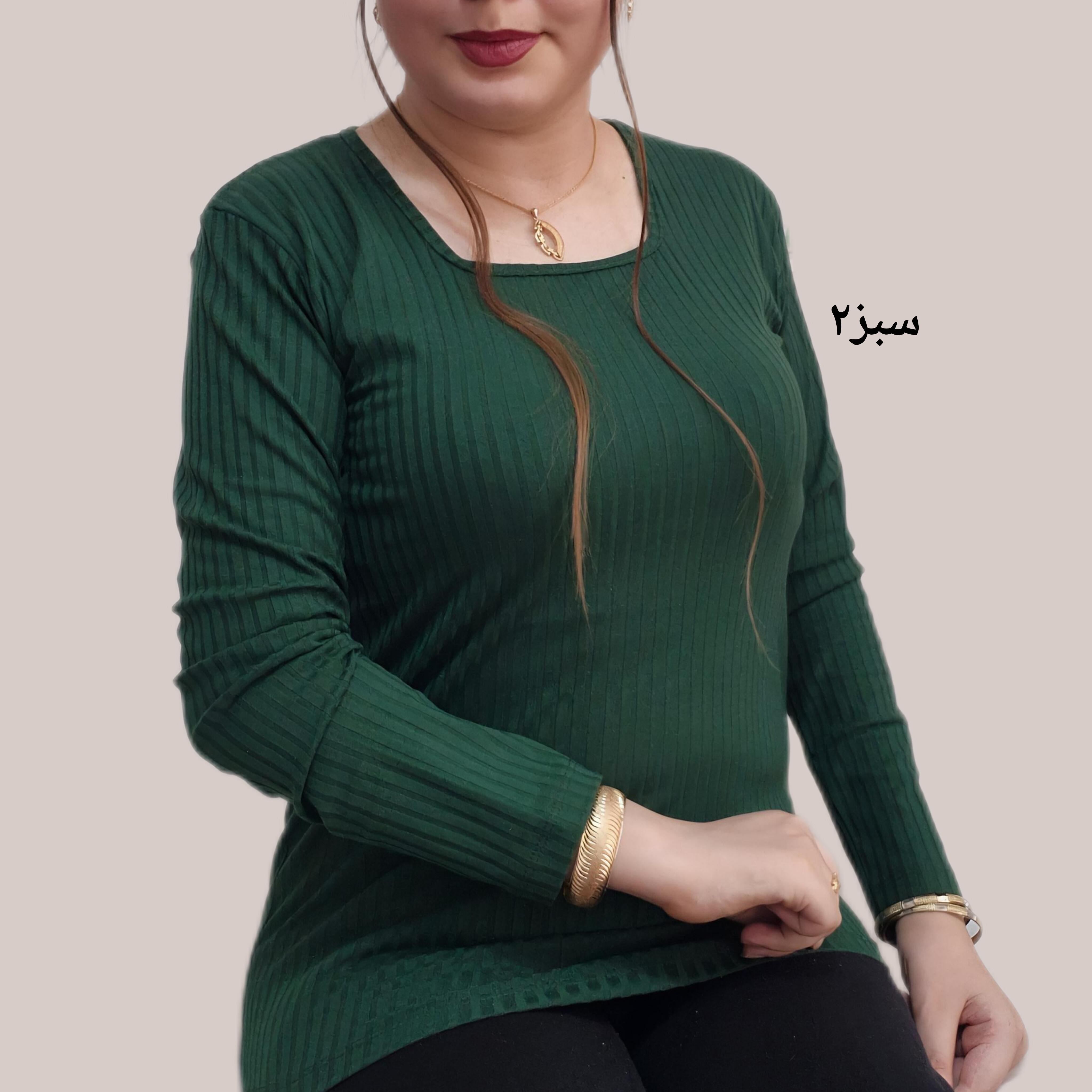 بلوز زنانه یقه خشتی کبریتی