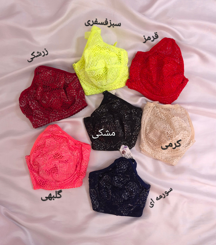 سوتین دانتل فنردار سایز۷۵تا۹۰