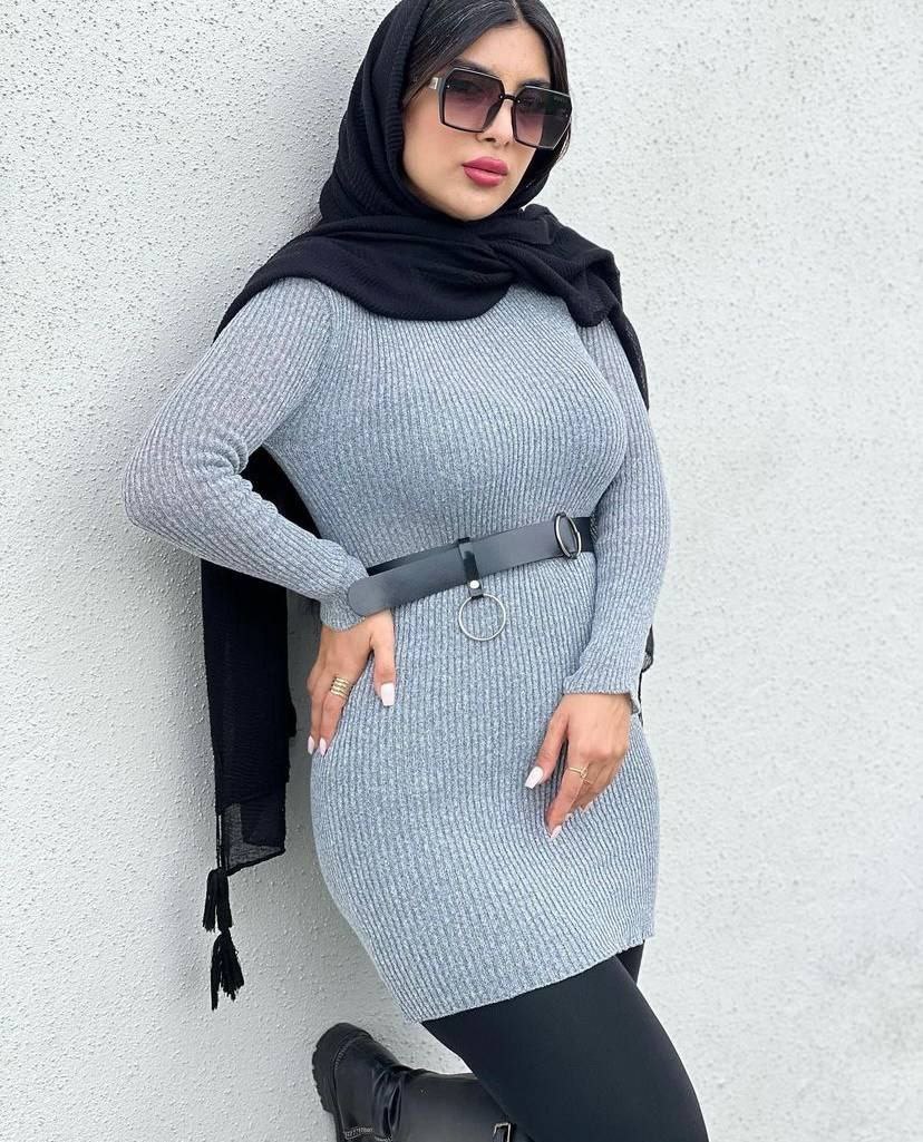 بلوز بافت یقه گرد