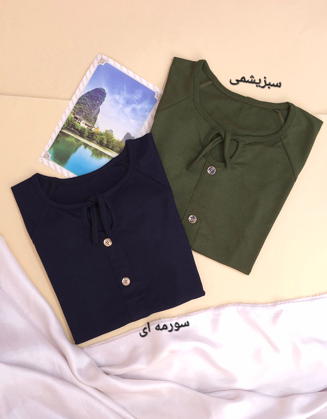 تیشرت چهاردکمه کبریتی (زنانه ، دخترانه)